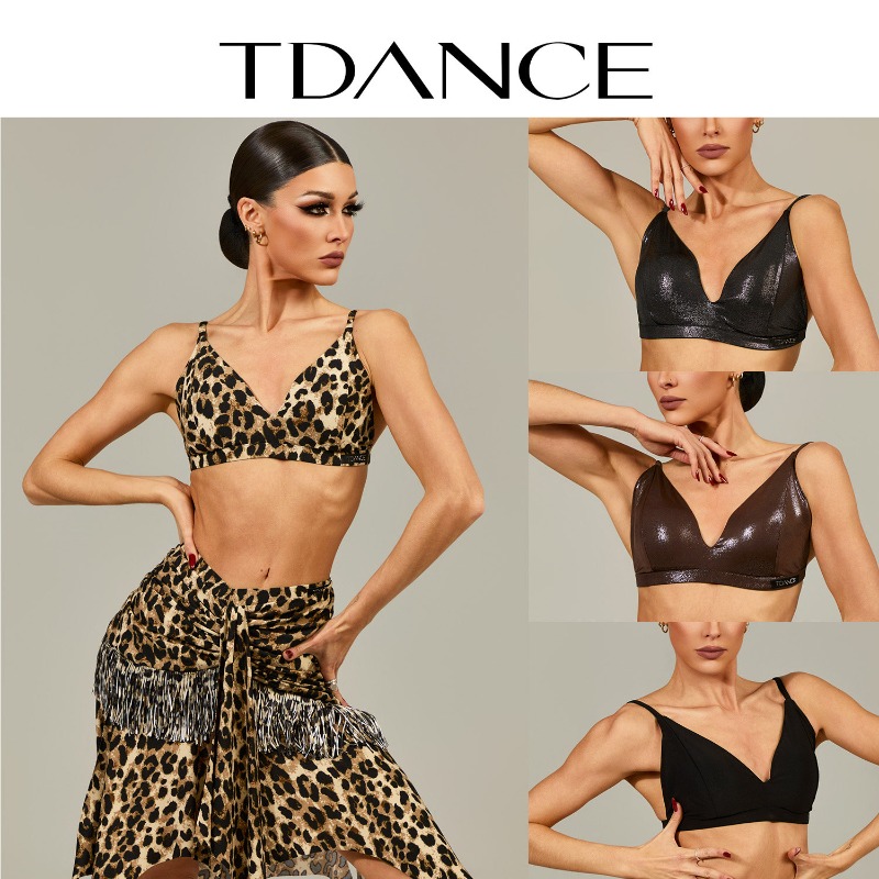 Tank Top Ribbed - ชุดฝึกซ้อมเต้นลาติน TDANCE [เสื้อกล้ามคอกลมแบบพื้นฐาน] ชุดโยคะฟิตเนส ชุดเดี่ยวสำหรับใส่ในห้องเรียน รุ่น