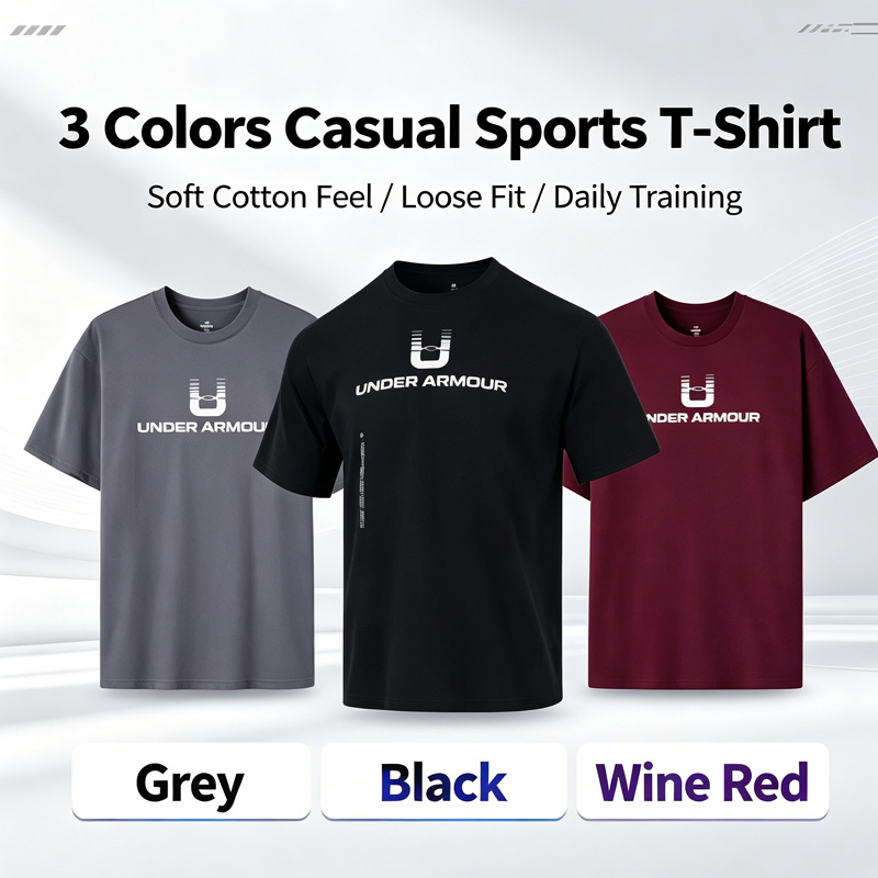 Undershirt Crew Neck - อันเดอร์ อาร์เมอร์ เมน ลوز ฟิต เฮฟวี่เวท