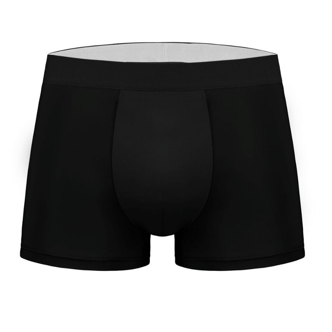 Pouch Boxer Pouch - กางเกงบ็อกเซอร์ผ้าไหมน้ำแข็งสำหรับผู้ชาย ระบายอากาศได้ดีเยี่ยม เอวกลาง ทรง U ช่วยยกกระชับ