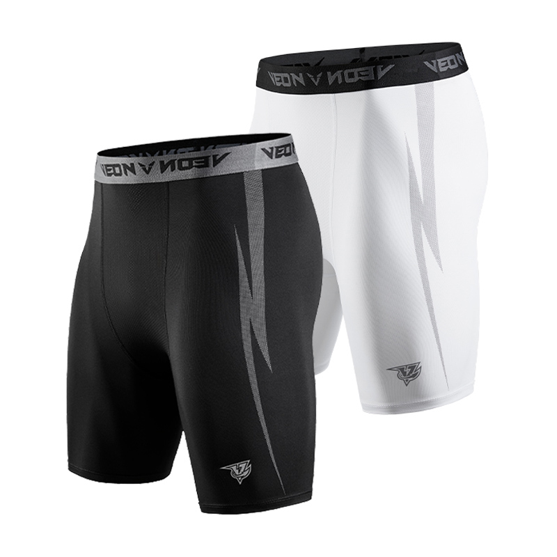 Compression Shorts Athletes - กางเกงรัดรูปสีดำสำหรับผู้ชายกางเกงขาสั้นเล่นกีฬาผ้าสแปนเด็กซ์ชุดชั้นในสำหรับใส่ออกกำลังกายวิ่งออกกำลังกาย