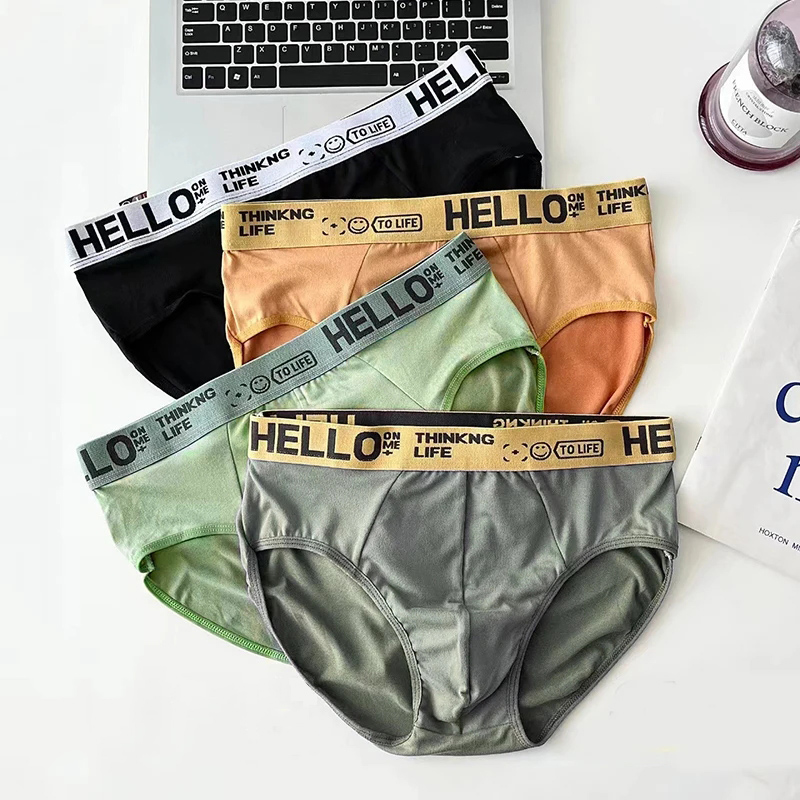 Multi Pack Underwear - 3 ชิ้น/ล็อตกางเกงผู้ชายกางเกงผู้ชายนุ่มกีฬาบุคลิกภาพนักมวยBreathableขนาดใหญ่กางเกงสําหรับชายUnderwears