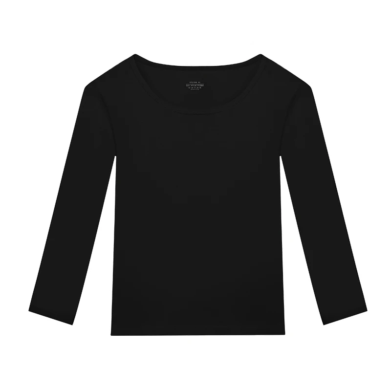 Undershirt Crew Neck - ชุดชั้นในกันหนาวสำหรับผู้หญิง, เสื้อซับในคอกลมฤดูใบไม้ร่วงฤดูหนาวปี 2023 ใหม่, เสื้อชั้นในแบบบางพิเศษป้องกันความหนาวเย็น