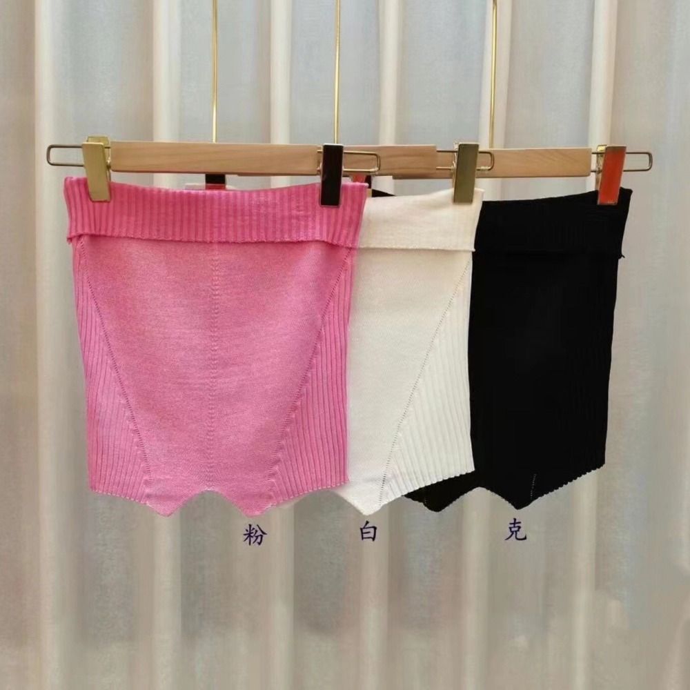 Tank Top Ribbed - เสื้อกล้ามเกาะอกไม่มีสายรัดลำลองแขนกุดเข้ารูปเสื้อกั๊กแขนกุดผ้าถักแบบเซ็กซี่