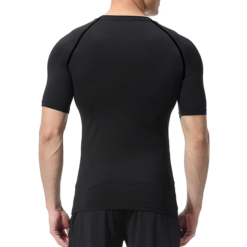 กราฟิกแขนสั้นเสื้อสําหรับชายออ - Base Layer Top บทวิจารณ์และราคา