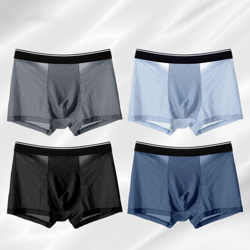 8 ชิ้น/ล็อตกางเกงในชายผ้าไหมน้ - Boxer Shorts Modal บทวิจารณ์และราคา