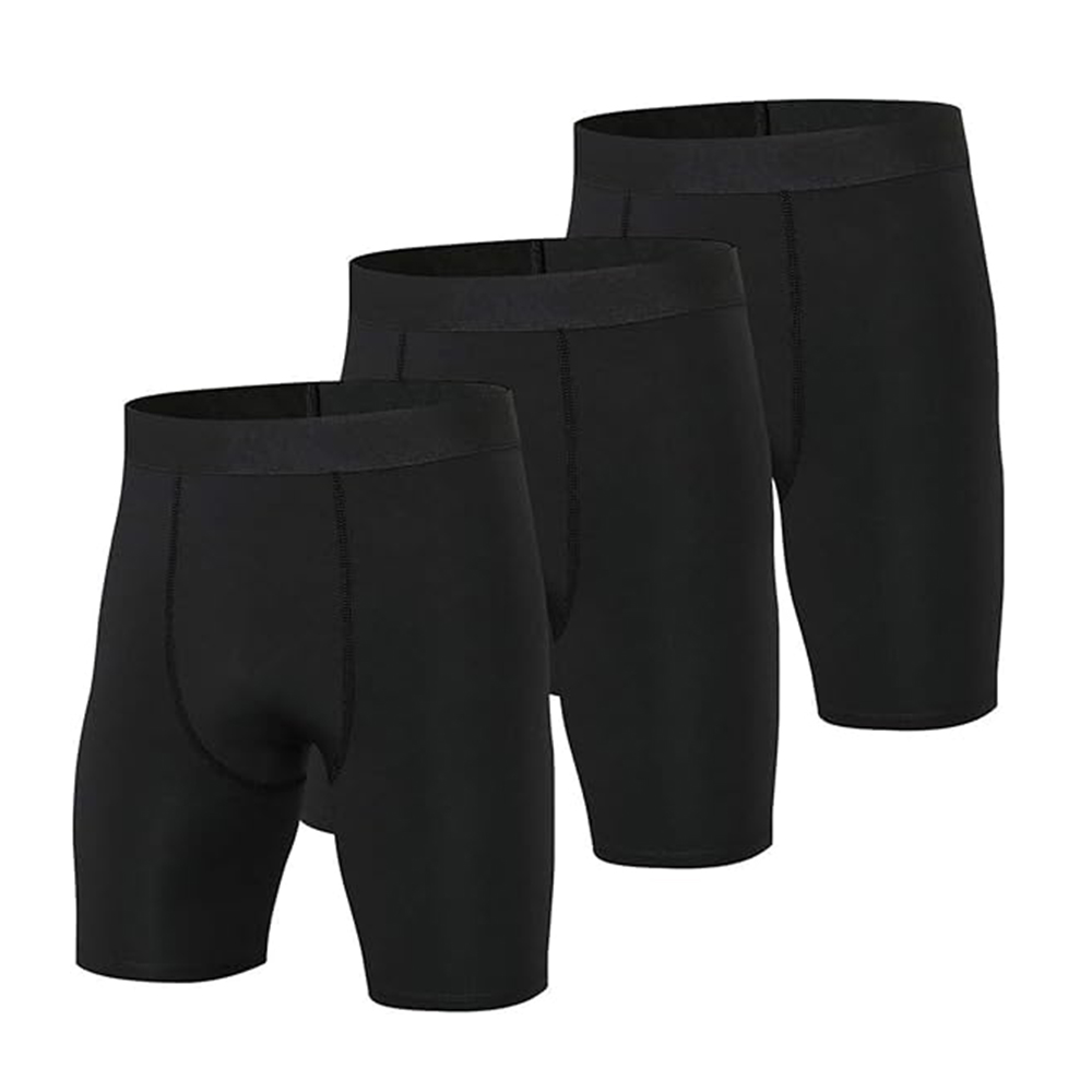 กางเกงขาสั้นอัด3แพ็กสำหรับผู้ช - Compression Shorts Athletes บทวิจารณ์และราคา