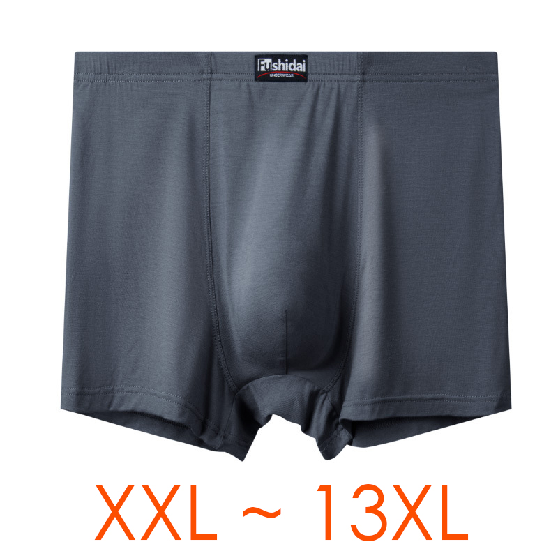 3 ชิ้น/ล็อต 13XL Oversize Men  - Boxer Shorts Modal บทวิจารณ์และราคา