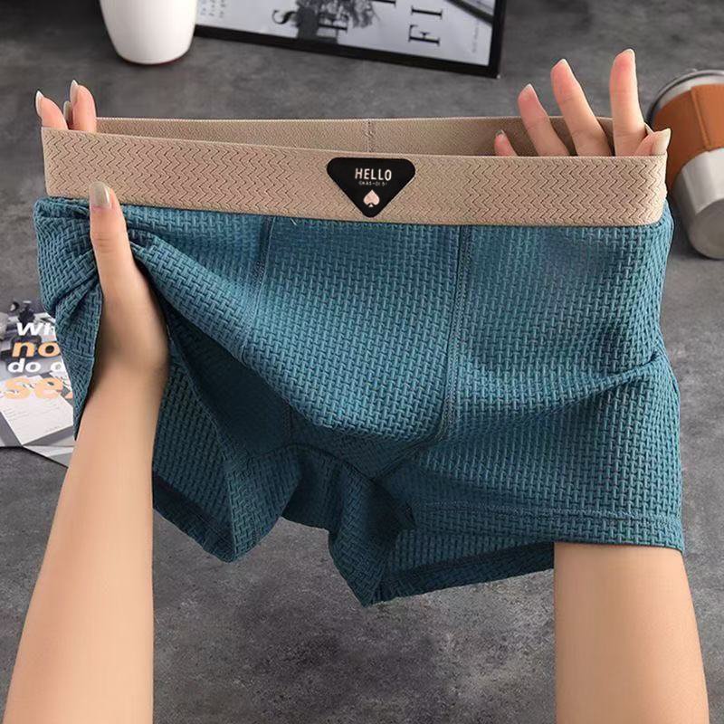 4pcs กางเกงขาสั้นผู้ชายผ้าไหมน - Multi Pack Underwear บทวิจารณ์และราคา