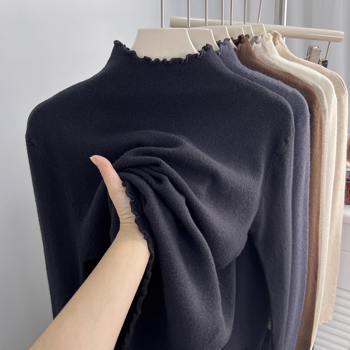 เสื้อสเวตเตอร์คอเต่าสีพื้นสไตล - Thermal Long John บทวิจารณ์และราคา