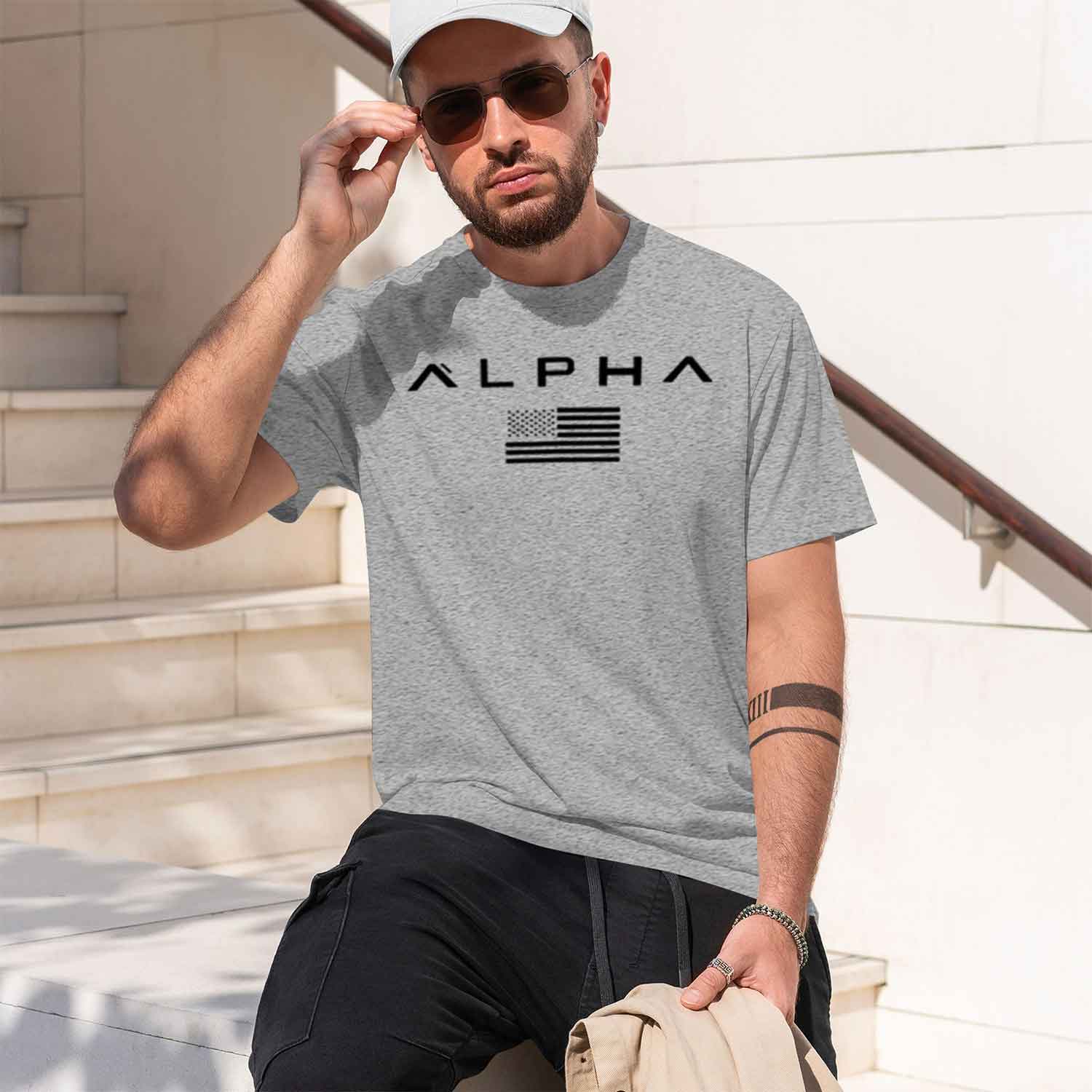 เสื้อกล้ามฟิตเนสผู้ชายลายพิมพ์ - Undershirt Crew Neck บทวิจารณ์และราคา