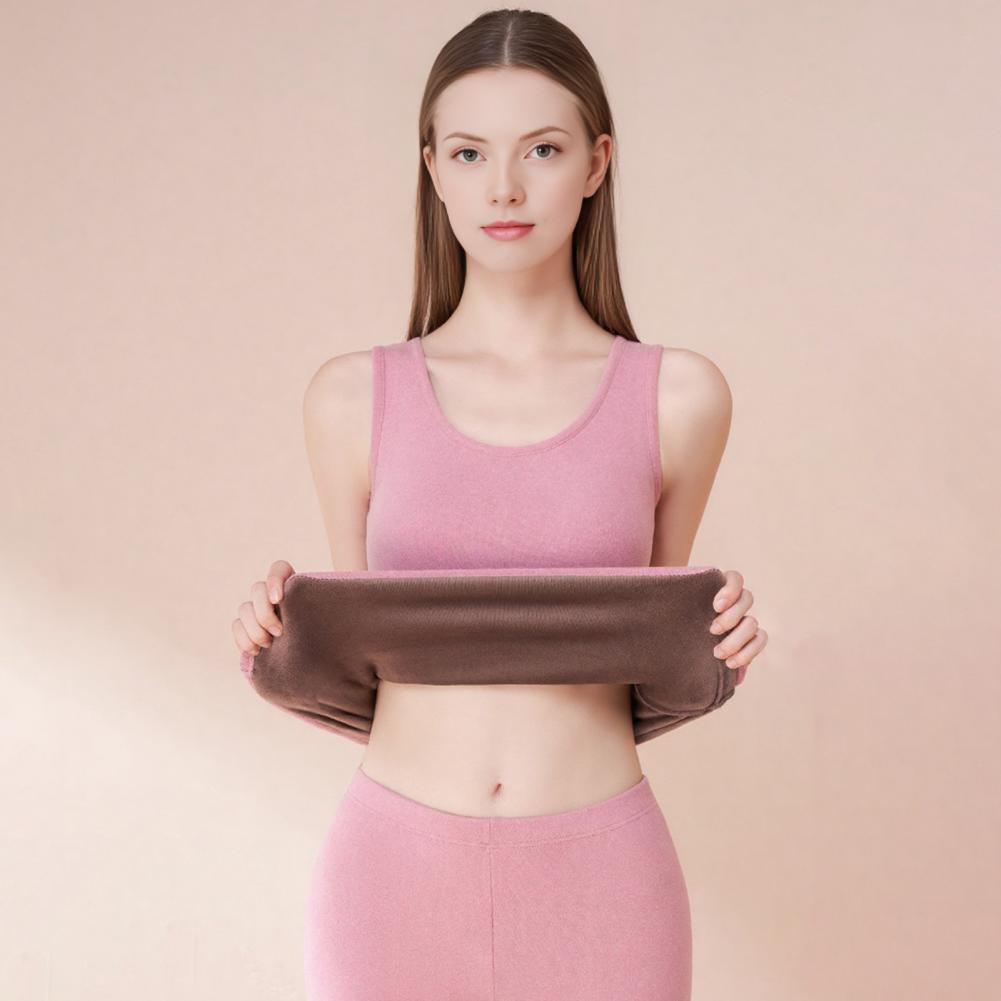 เสื้อกล้ามผู้หญิงบุขนแกะ เสื้อ - Undershirt Crew Neck บทวิจารณ์และราคา