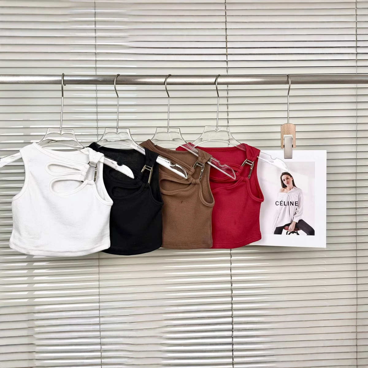 เสื้อกล้ามเด็กผู้หญิงแบบครอป ไ - Tank Top Ribbed บทวิจารณ์และราคา