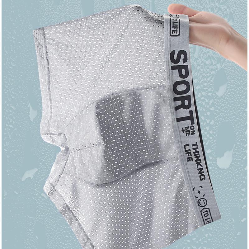 ชุดบ็อกเซอร์ชายผ้าไอซ์ซิลค์ตาข - Mesh Sport Boxer บทวิจารณ์และราคา