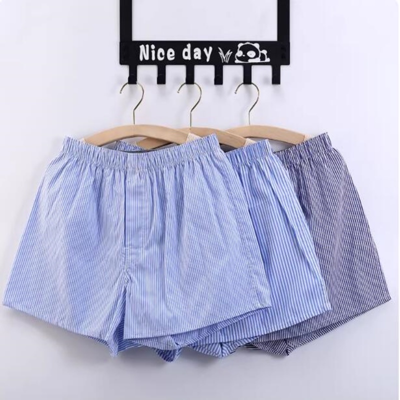 3ชิ้น/ล็อต M-3XL คลาสสิกลายสก๊ - Boxer Brief Pack Cotton บทวิจารณ์และราคา