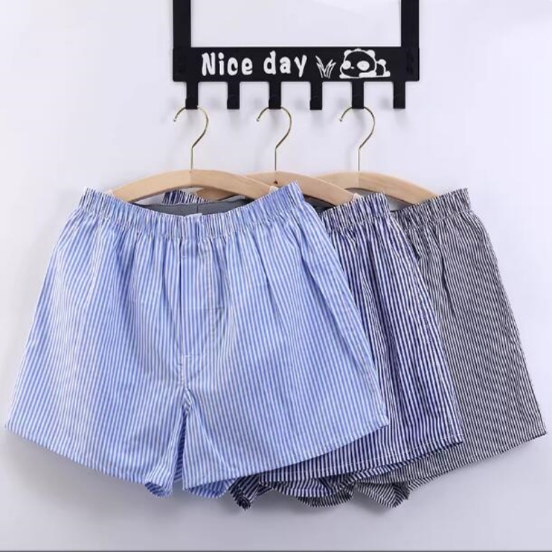 3ชิ้น/ล็อต M-3XL คลาสสิกลายสก๊ - Boxer Brief Pack Cotton บทวิจารณ์และราคา