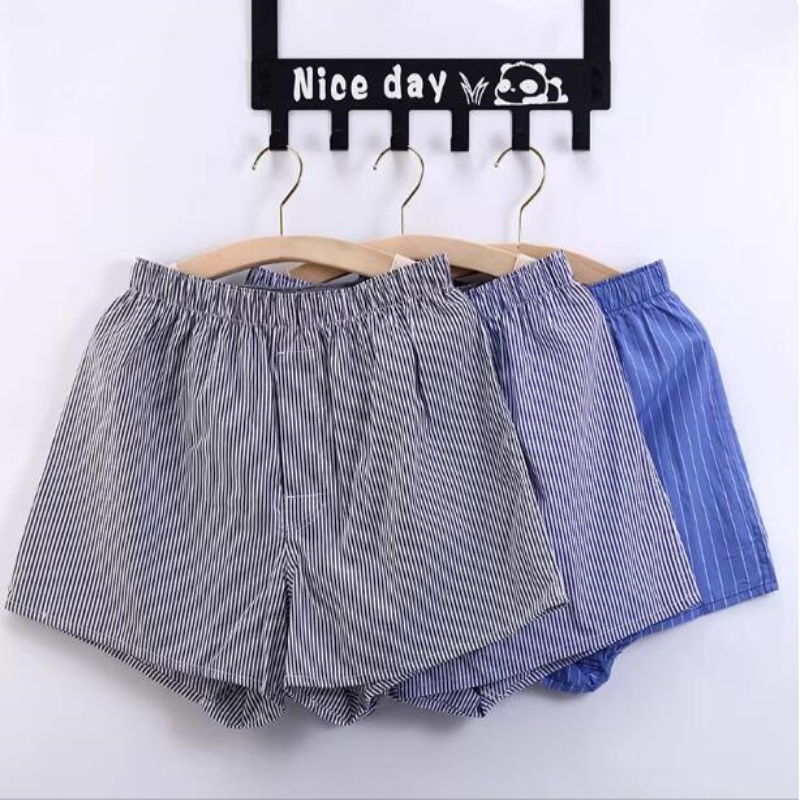 3ชิ้น/ล็อต M-3XL คลาสสิกลายสก๊ - Boxer Brief Pack Cotton บทวิจารณ์และราคา