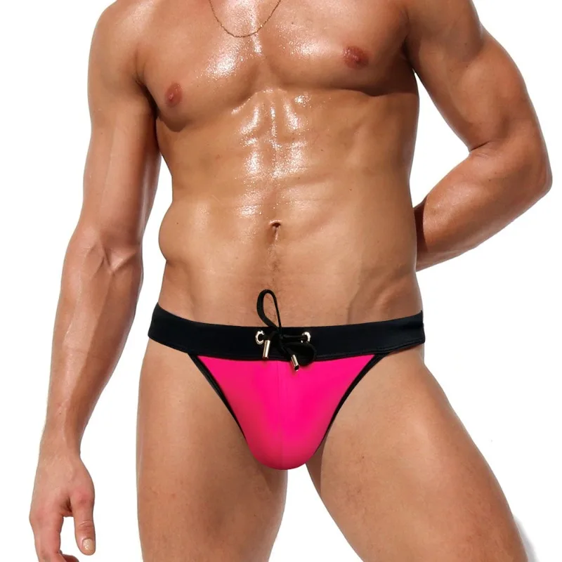 Sexy Bikini Men Sexy Swimming  - Trunk Breathable Men บทวิจารณ์และราคา