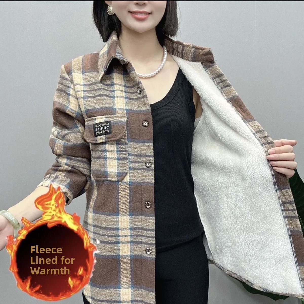 เสื้อเชิ้ตผู้หญิงผ้าฟลีซหนานุ่ - Thermal Long John บทวิจารณ์และราคา