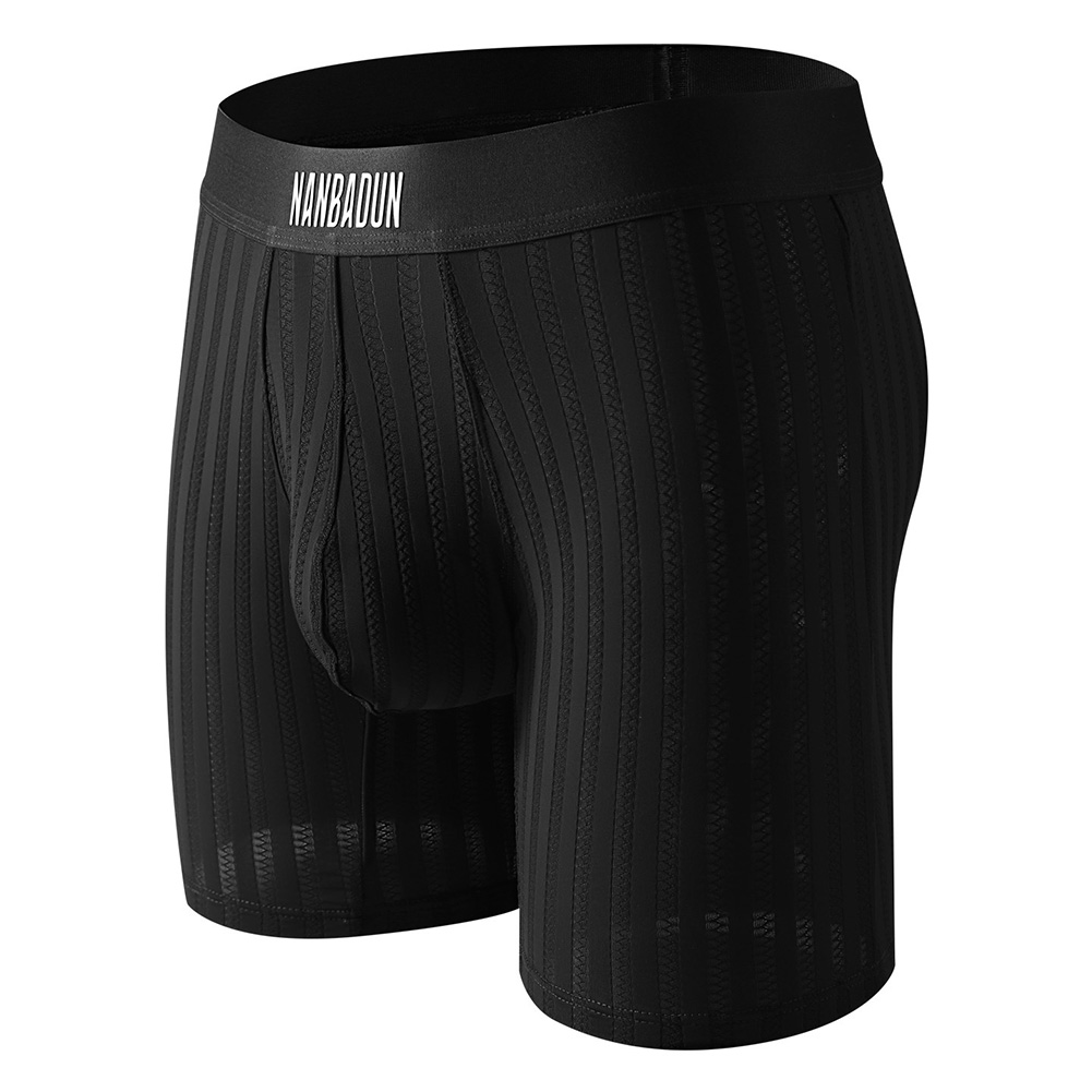 กางเกงบ็อกเซอร์ชายขายาวผ้าไอซ์ - Long Leg Trunk Men บทวิจารณ์และราคา
