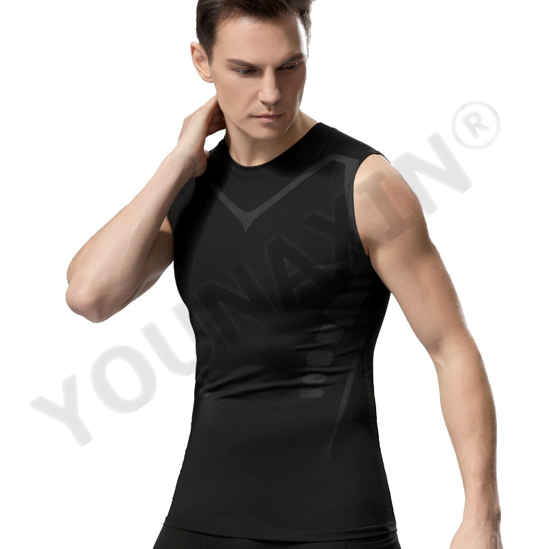 เสื้อยืดแขนกุดผู้ชาย 3 ชิ้น เส - Base Layer Top บทวิจารณ์และราคา