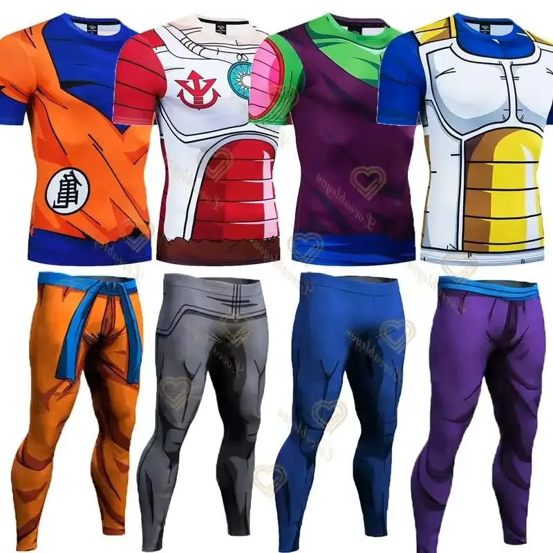 Goku ผู้ชาย Skinny Legging การ - Compression Long Pant บทวิจารณ์และราคา