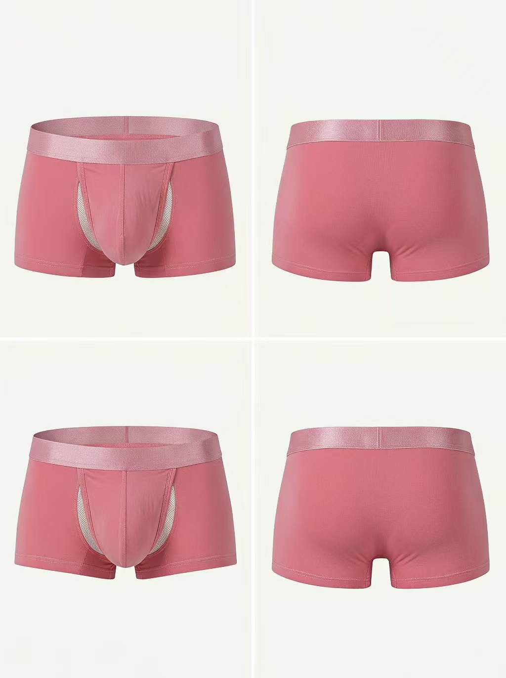กางเกงชั้นในชายสีชมพู 1 ชิ้น ด - Boxer Brief Pack Cotton บทวิจารณ์และราคา